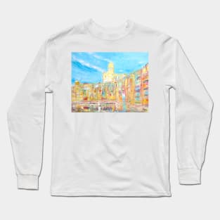 Sunny Day In Girona Long Sleeve T-Shirt